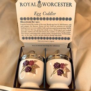 NWT Royal Worcester Vintage Egg Coddler/condiments